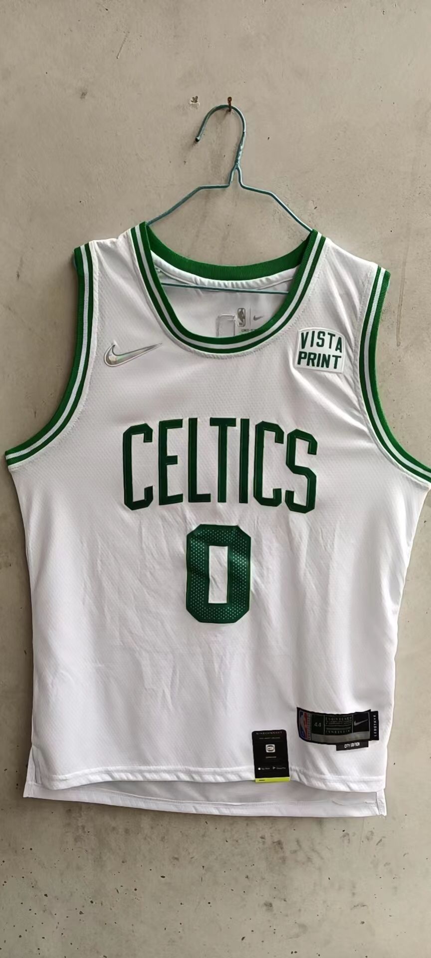 Men Boston Celtics #0 Tatum White 75th Nike 2022 NBA Jersey
